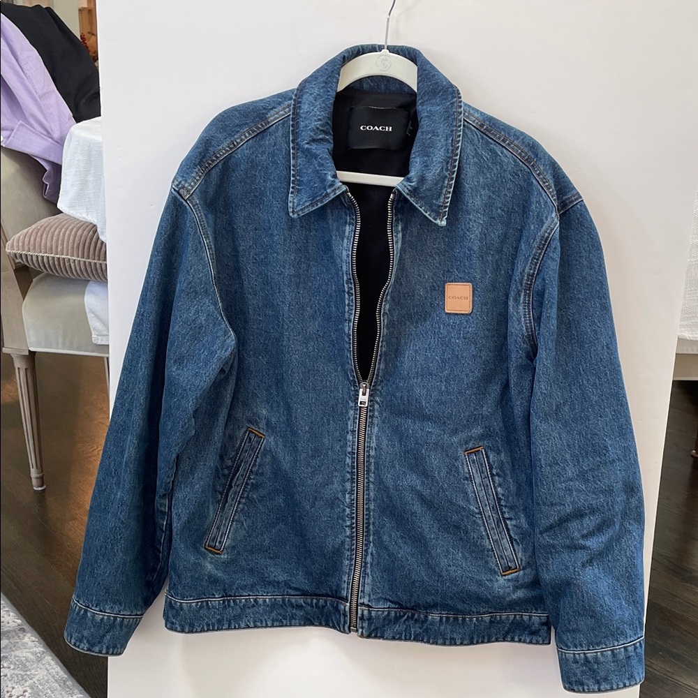 Coach Indigo Denim Jean Jacket